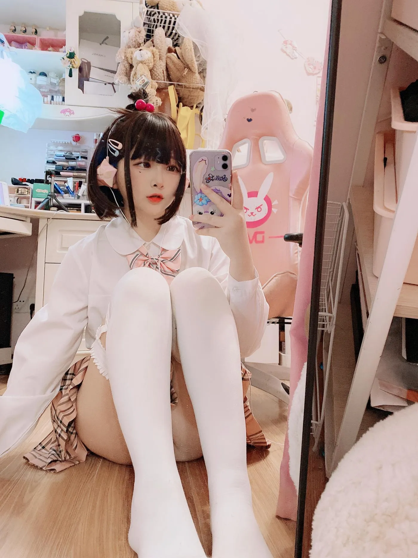 古川kagura – NO.65 白丝JK [41P]插图6