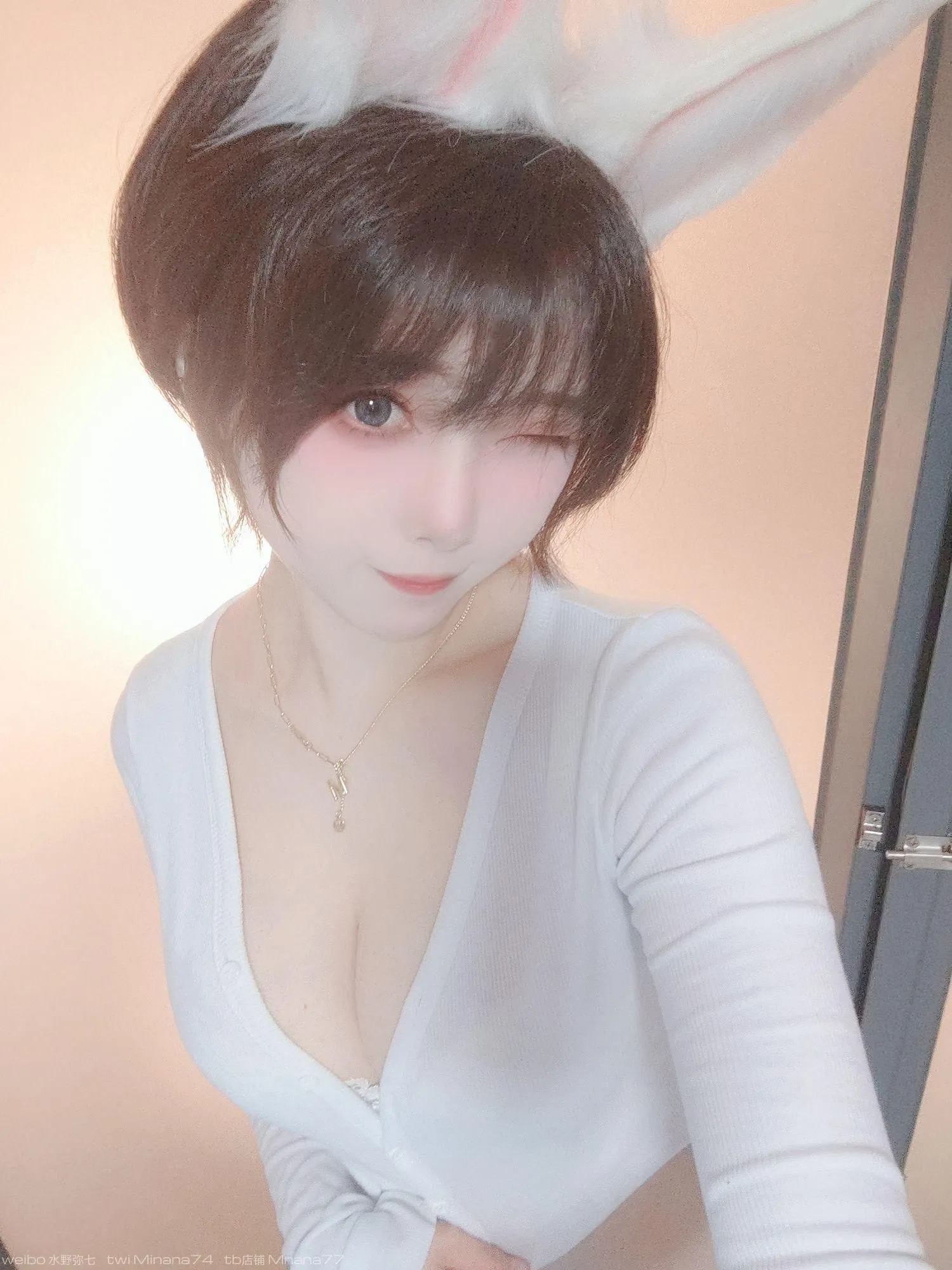 名濑弥七 NO.013 白兔兔 [34P]插图2