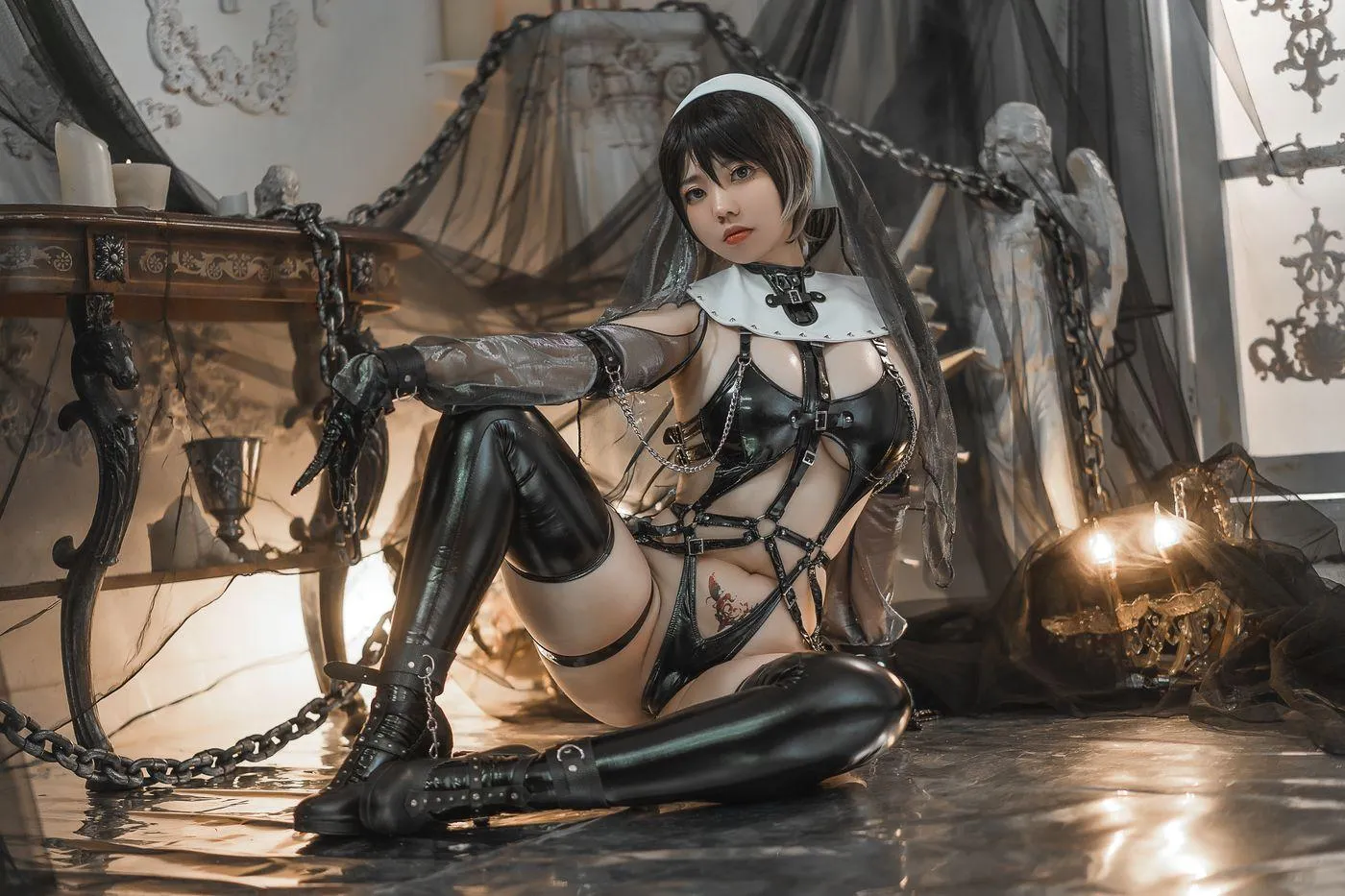 啊日日_Ganlory – NO.10 苦修女 [50P]插图4