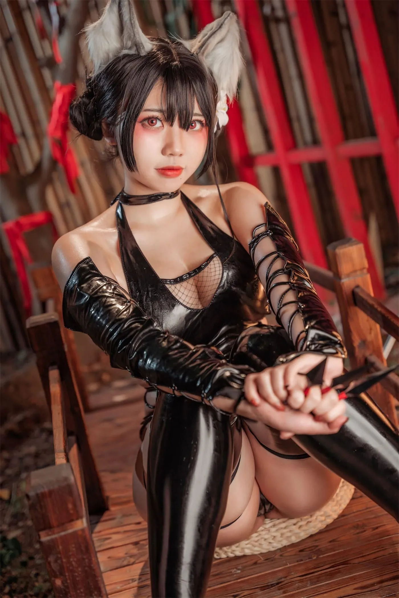 啊日日_Ganlory – NO.18 忍者喵喵 [56P]插图