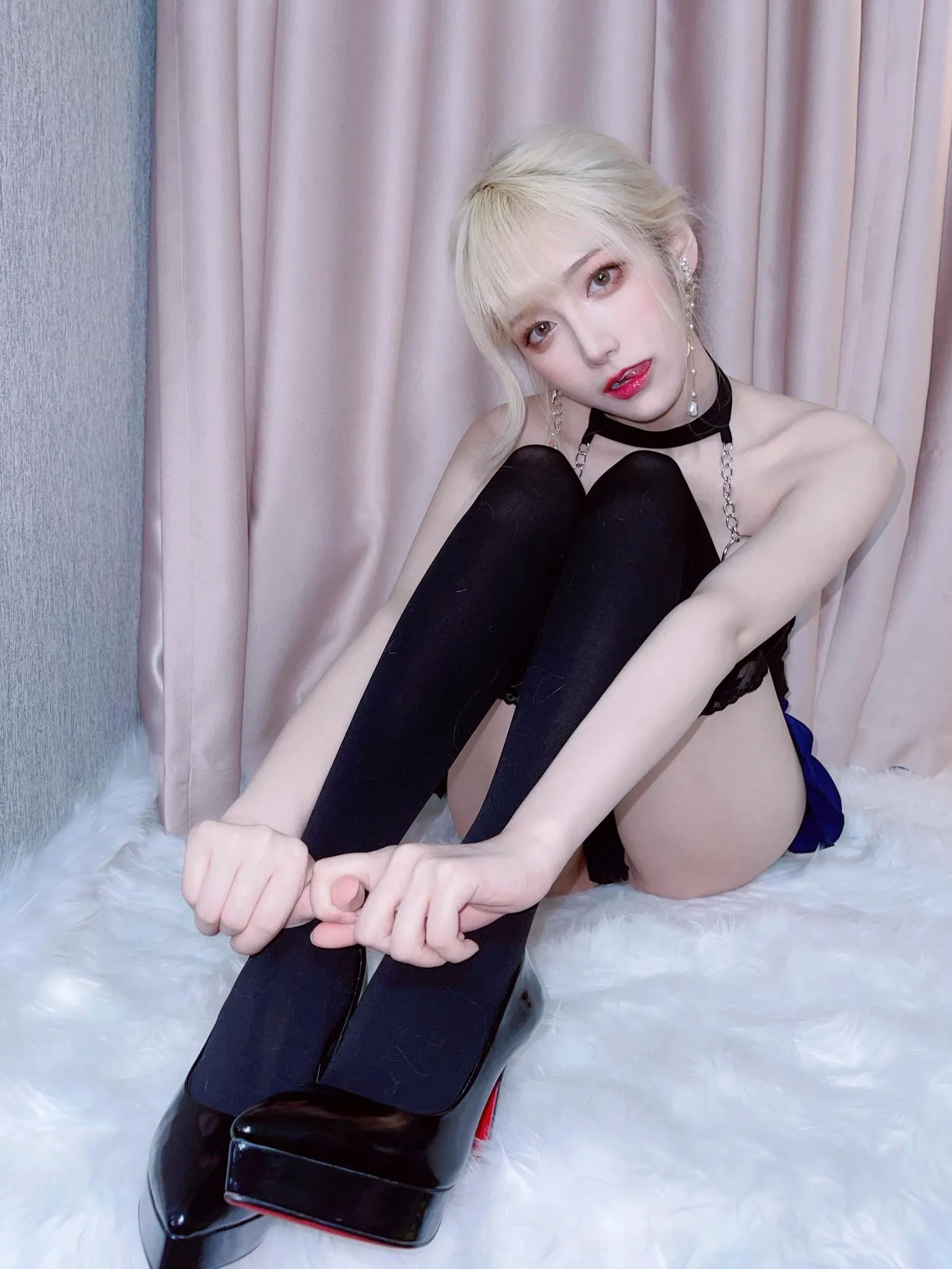 啾小妍 – NO.03 金发芭比 [40P]插图4