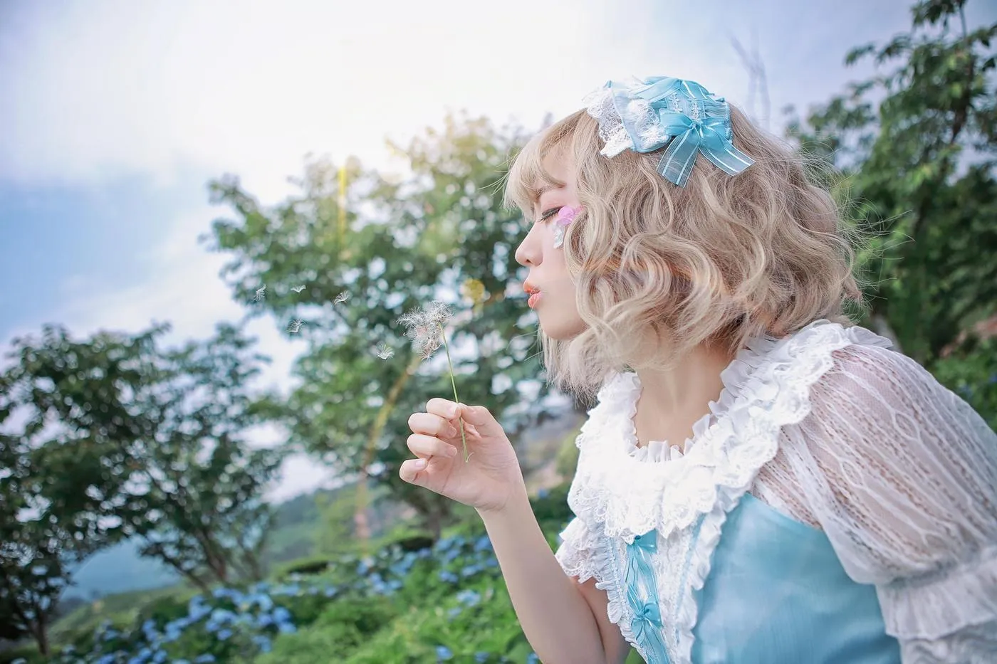 夏柠柠 – NO.24 LOLITA带你去看那漫山遍野的绣球花好吗？ [9P]插图6