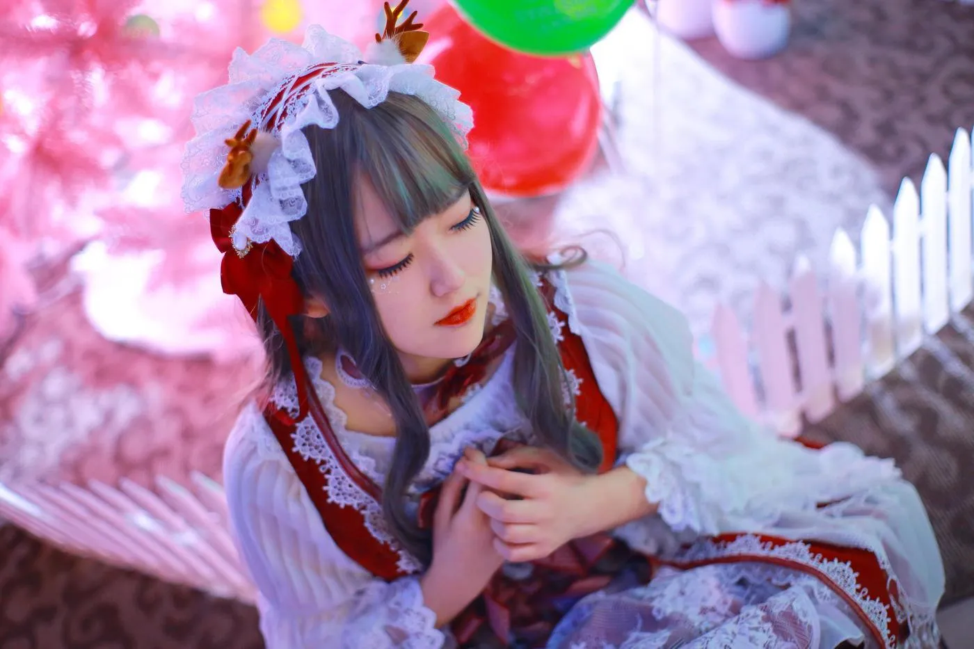 夏柠柠 – NO.29 LOLITA梦回凡尔赛 [18P]插图7