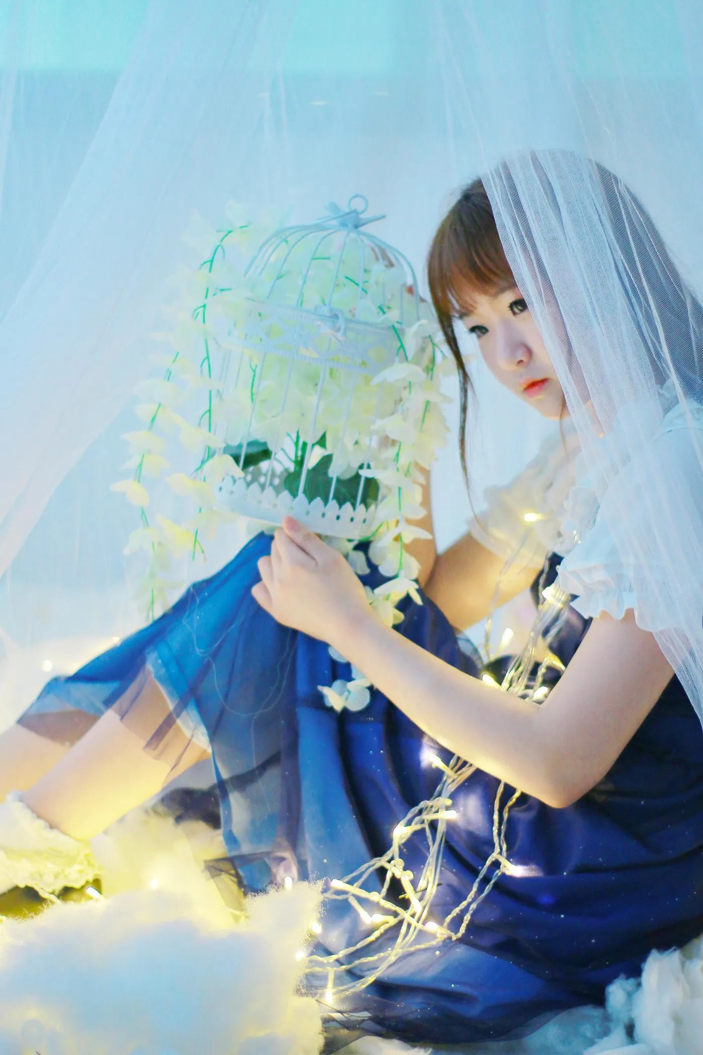 夏柠柠 – NO.32 LOLITA日常星空小裙子 [22P]插图8