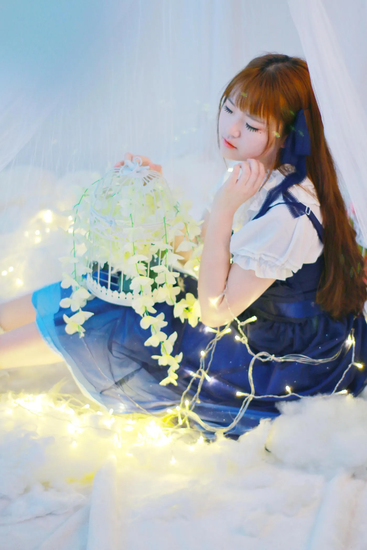 夏柠柠 – NO.32 LOLITA日常星空小裙子 [22P]插图9
