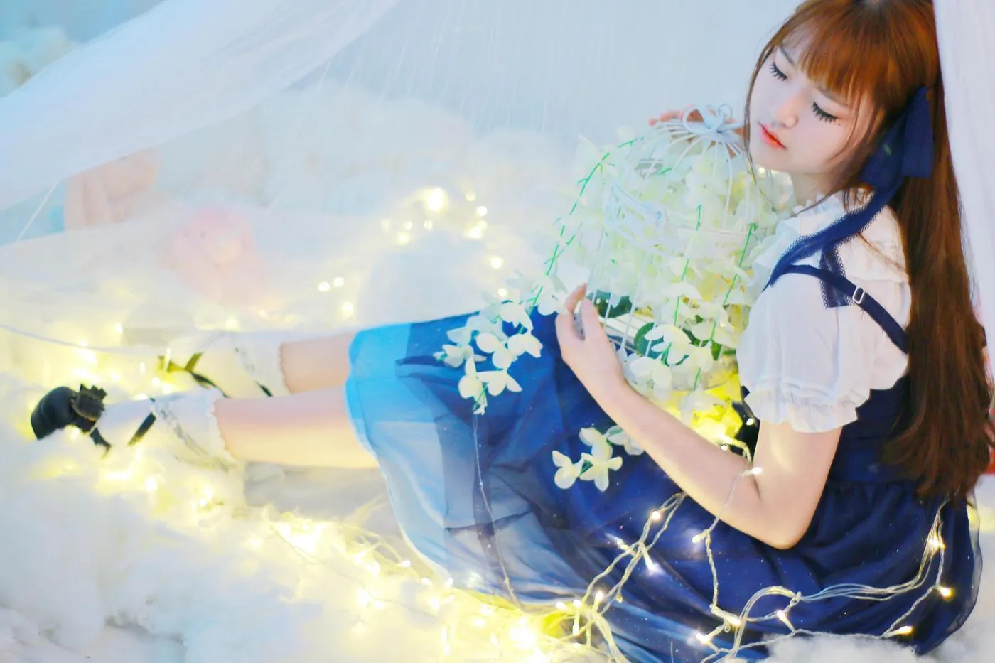 夏柠柠 – NO.32 LOLITA日常星空小裙子 [22P]插图
