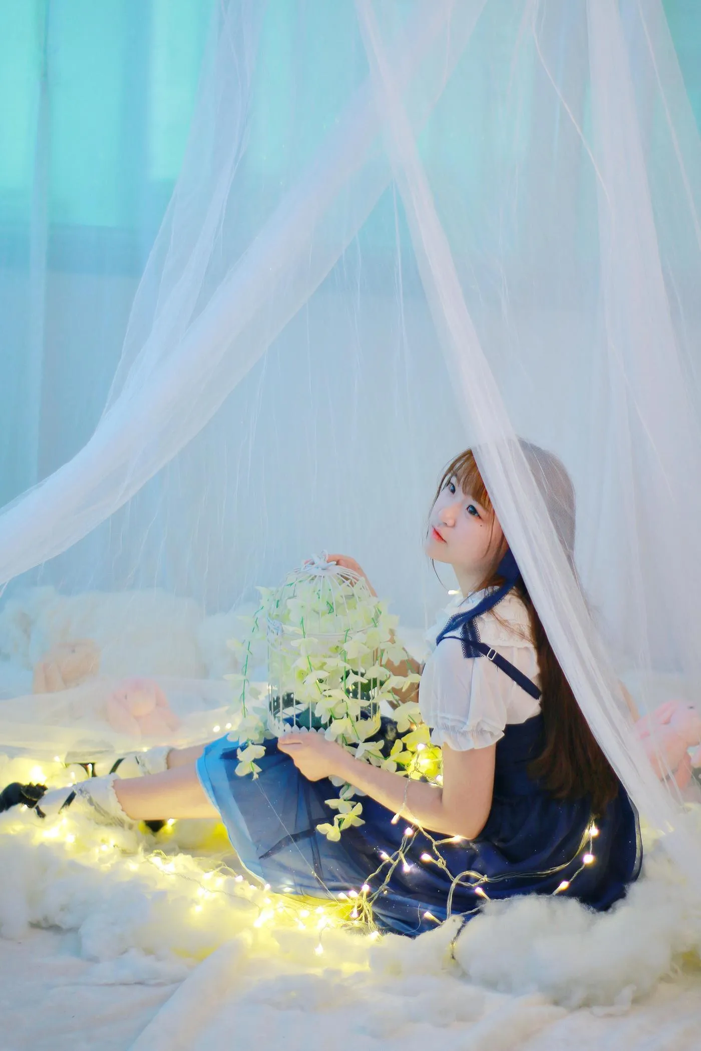 夏柠柠 – NO.32 LOLITA日常星空小裙子 [22P]插图5