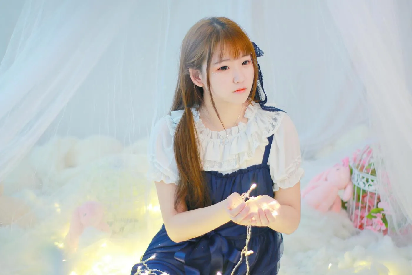 夏柠柠 – NO.32 LOLITA日常星空小裙子 [22P]插图7