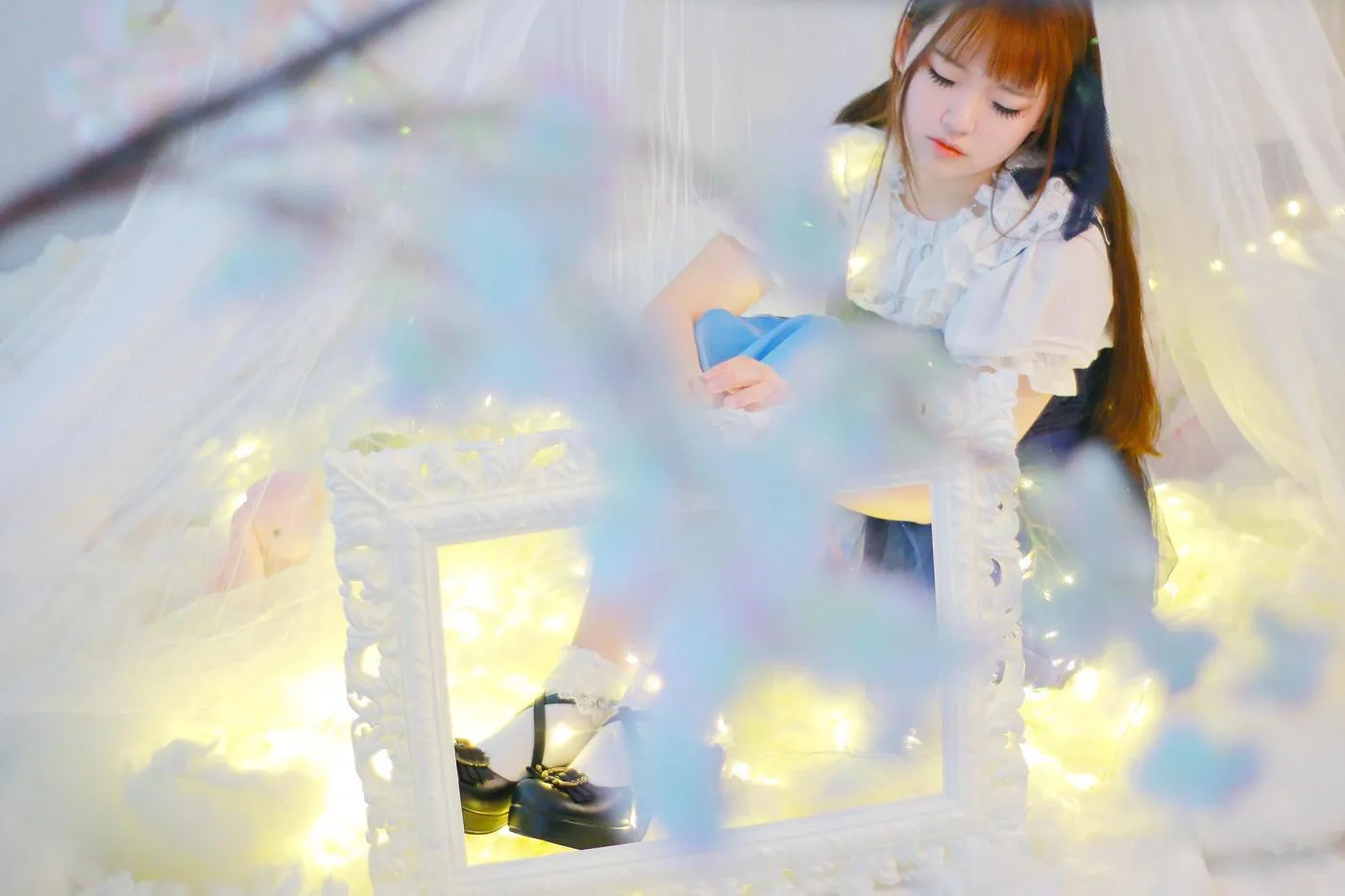 夏柠柠 – NO.32 LOLITA日常星空小裙子 [22P]插图1