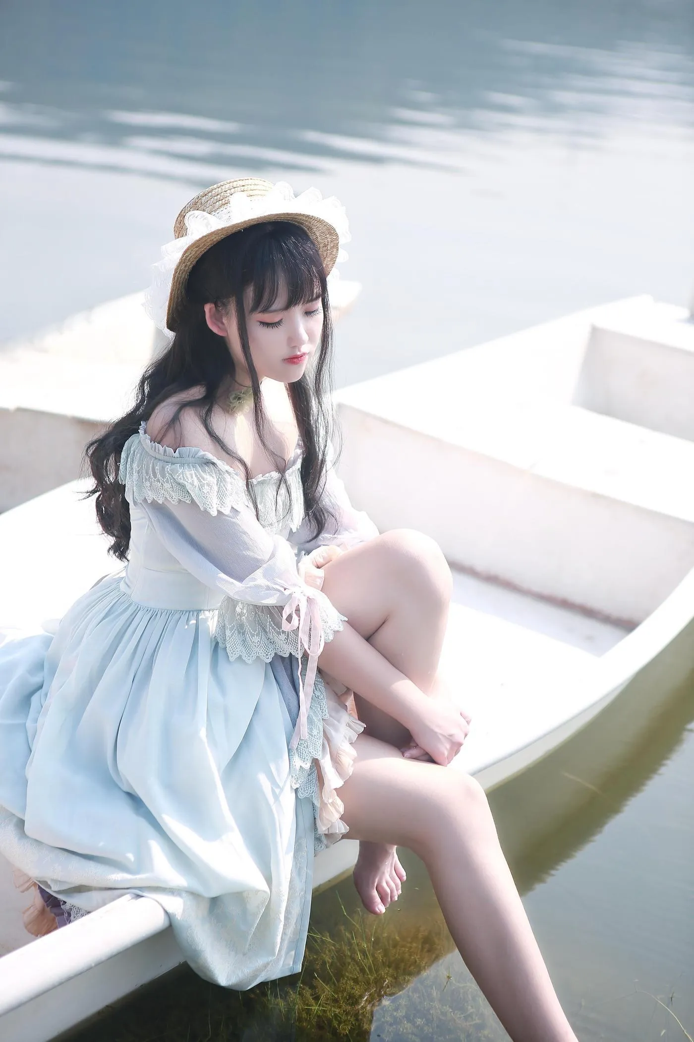 夏柠柠 – NO.34 LOLITA我终将遗忘梦境中的那些路径。山峦与田野，遗忘那些永远不能实现的梦 [15P]插图6