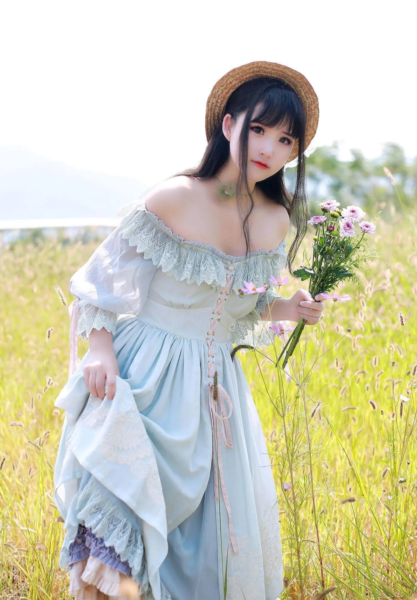 夏柠柠 – NO.34 LOLITA我终将遗忘梦境中的那些路径。山峦与田野，遗忘那些永远不能实现的梦 [15P]插图7