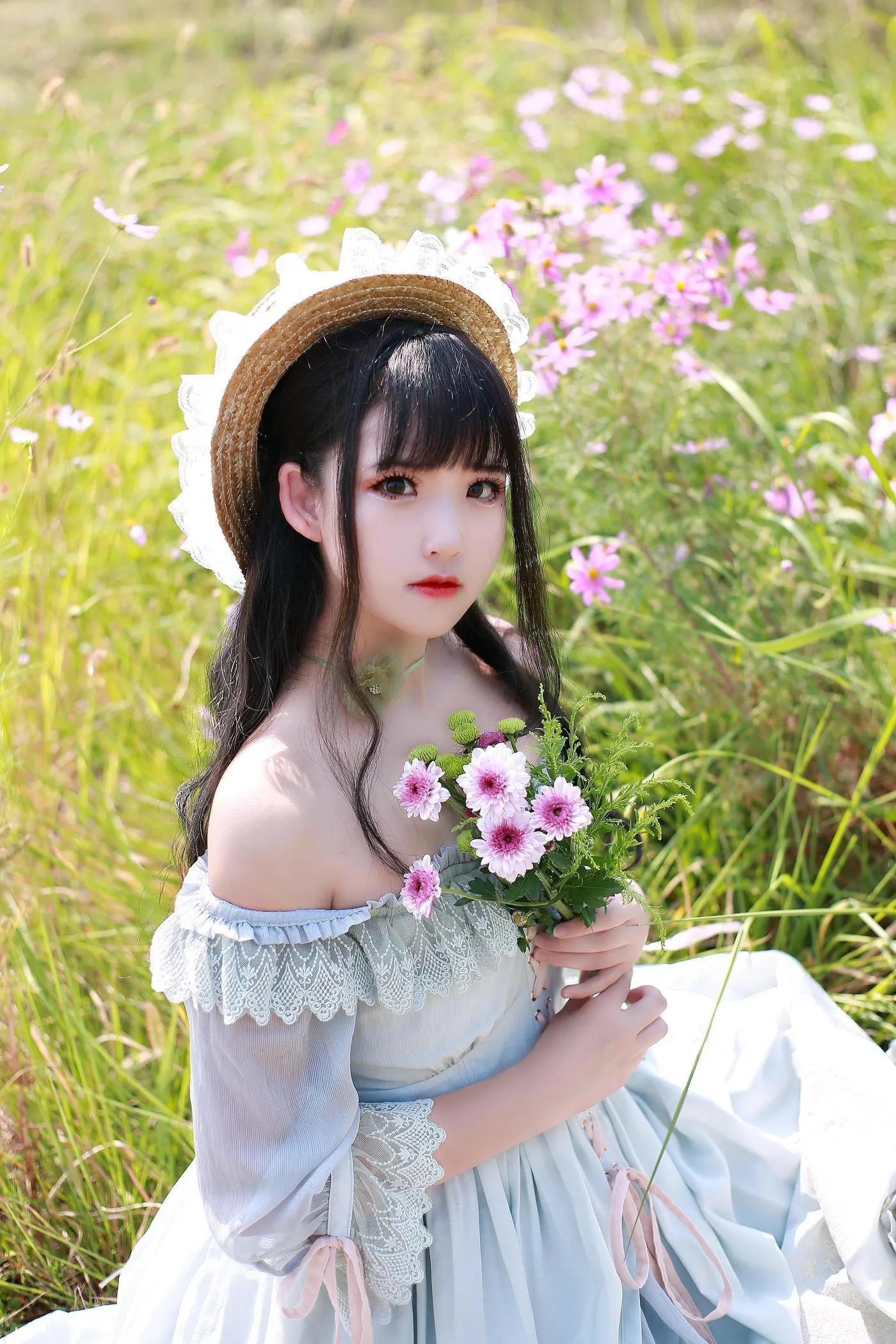 夏柠柠 – NO.34 LOLITA我终将遗忘梦境中的那些路径。山峦与田野，遗忘那些永远不能实现的梦 [15P]插图8