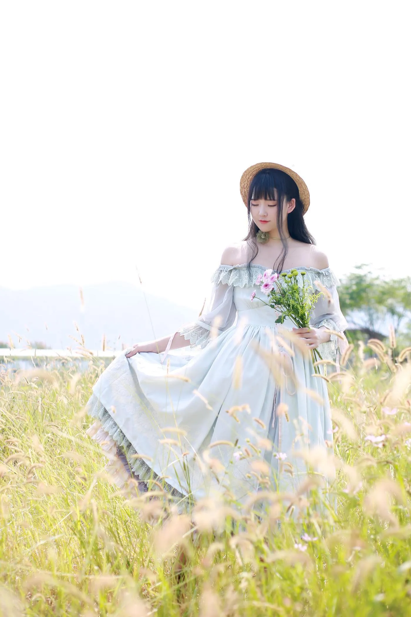 夏柠柠 – NO.34 LOLITA我终将遗忘梦境中的那些路径。山峦与田野，遗忘那些永远不能实现的梦 [15P]插图
