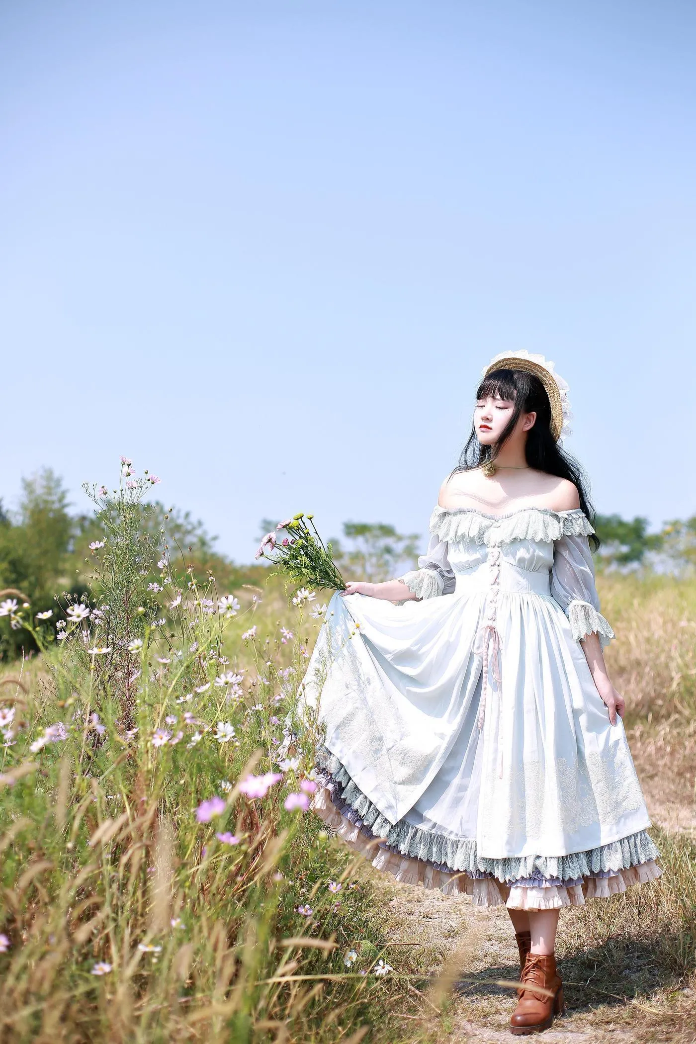 夏柠柠 – NO.34 LOLITA我终将遗忘梦境中的那些路径。山峦与田野，遗忘那些永远不能实现的梦 [15P]插图2