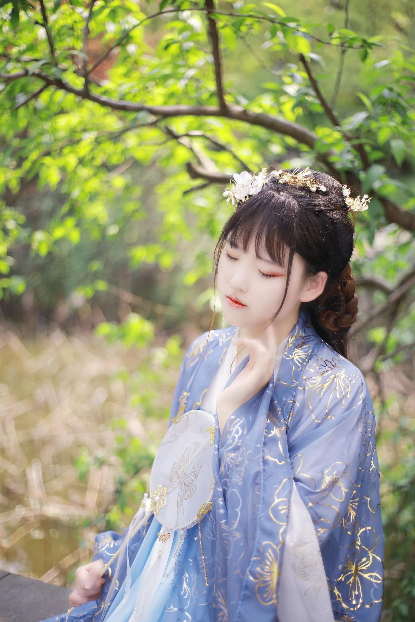 夏柠柠 – NO.45 汉服我愿陪你枯骨成双，作别这场曲散人凉 [10P]插图6