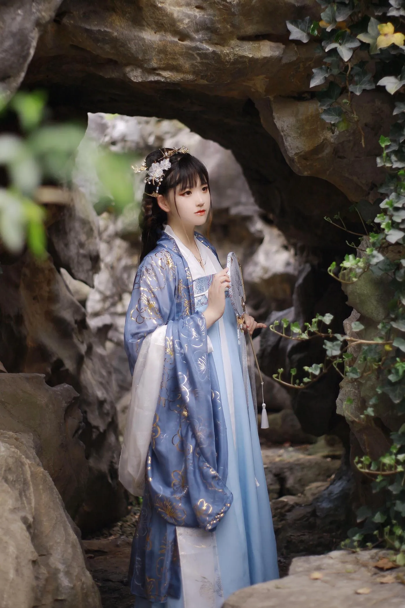 夏柠柠 – NO.45 汉服我愿陪你枯骨成双，作别这场曲散人凉 [10P]插图7