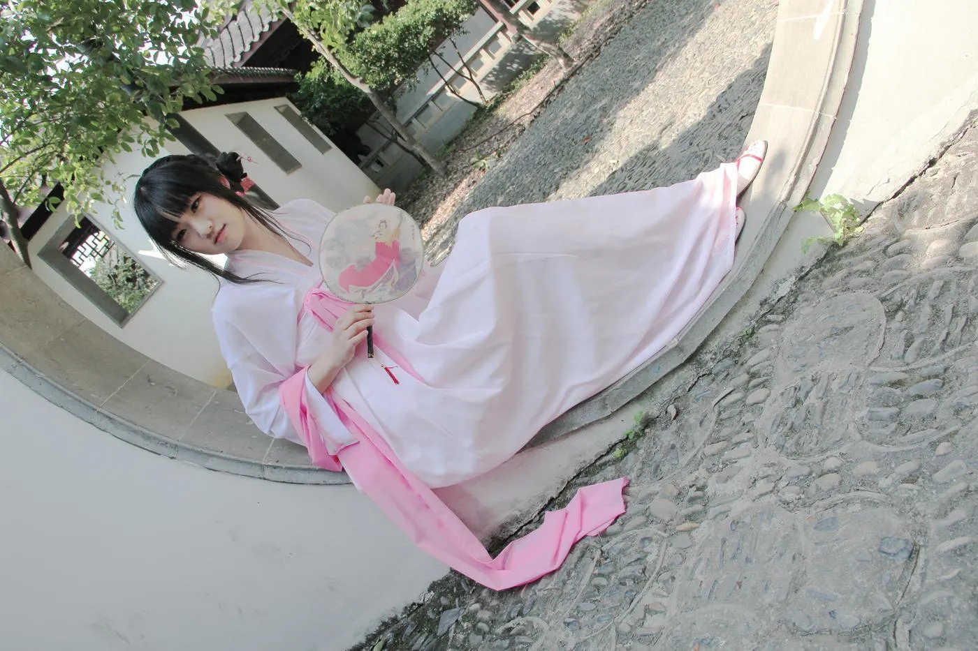 夏柠柠 – NO.47 汉服樱花粉 [12P]插图8