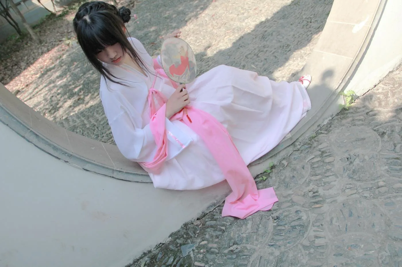 夏柠柠 – NO.47 汉服樱花粉 [12P]插图9