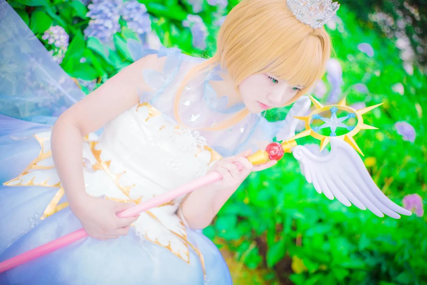 夏柠柠 – NO.52 魔卡少女樱COS木之本樱 [18P]插图5
