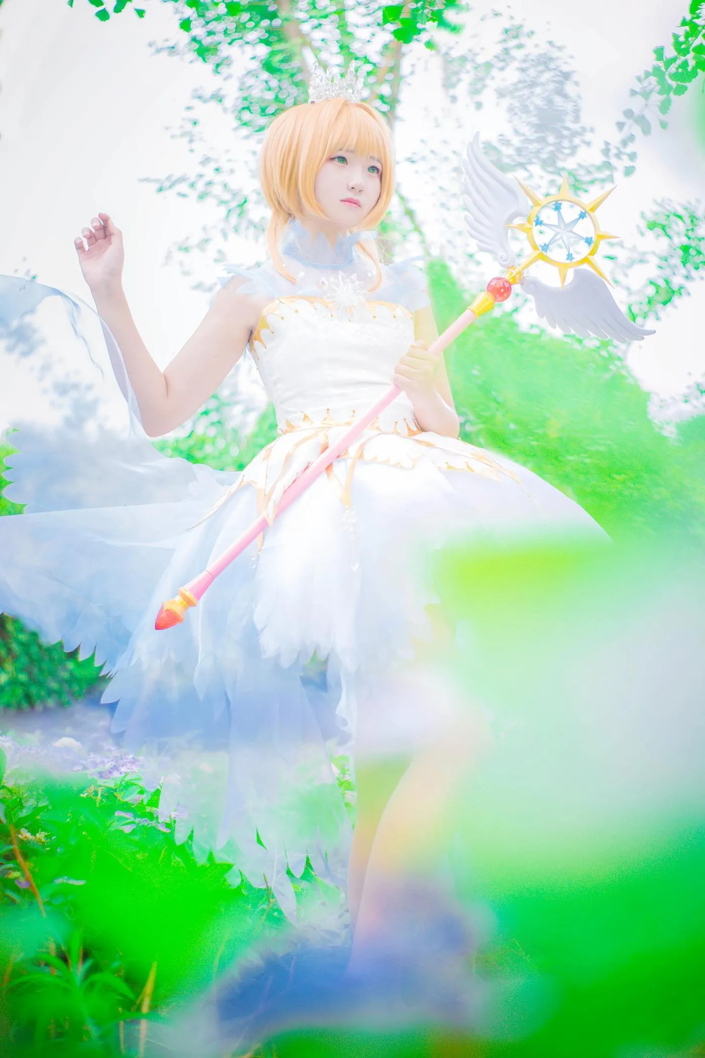夏柠柠 – NO.52 魔卡少女樱COS木之本樱 [18P]插图6