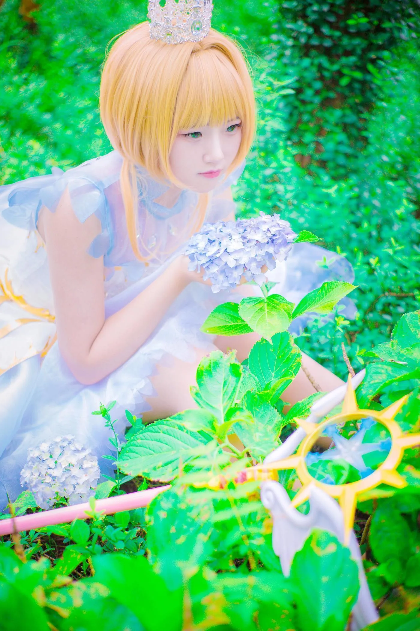 夏柠柠 – NO.52 魔卡少女樱COS木之本樱 [18P]插图7