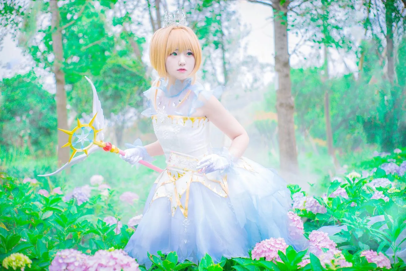 夏柠柠 – NO.52 魔卡少女樱COS木之本樱 [18P]插图2