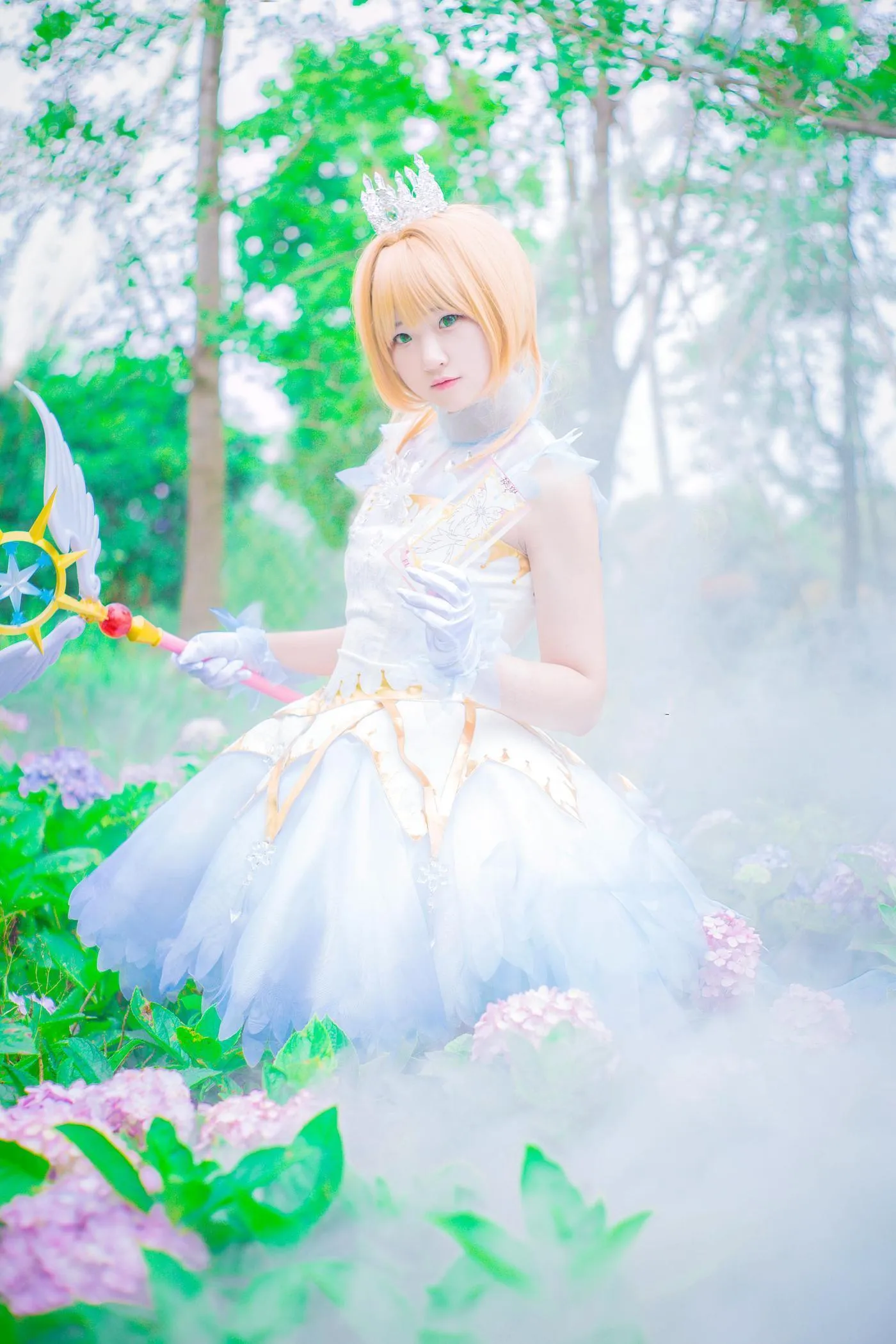 夏柠柠 – NO.52 魔卡少女樱COS木之本樱 [18P]插图3