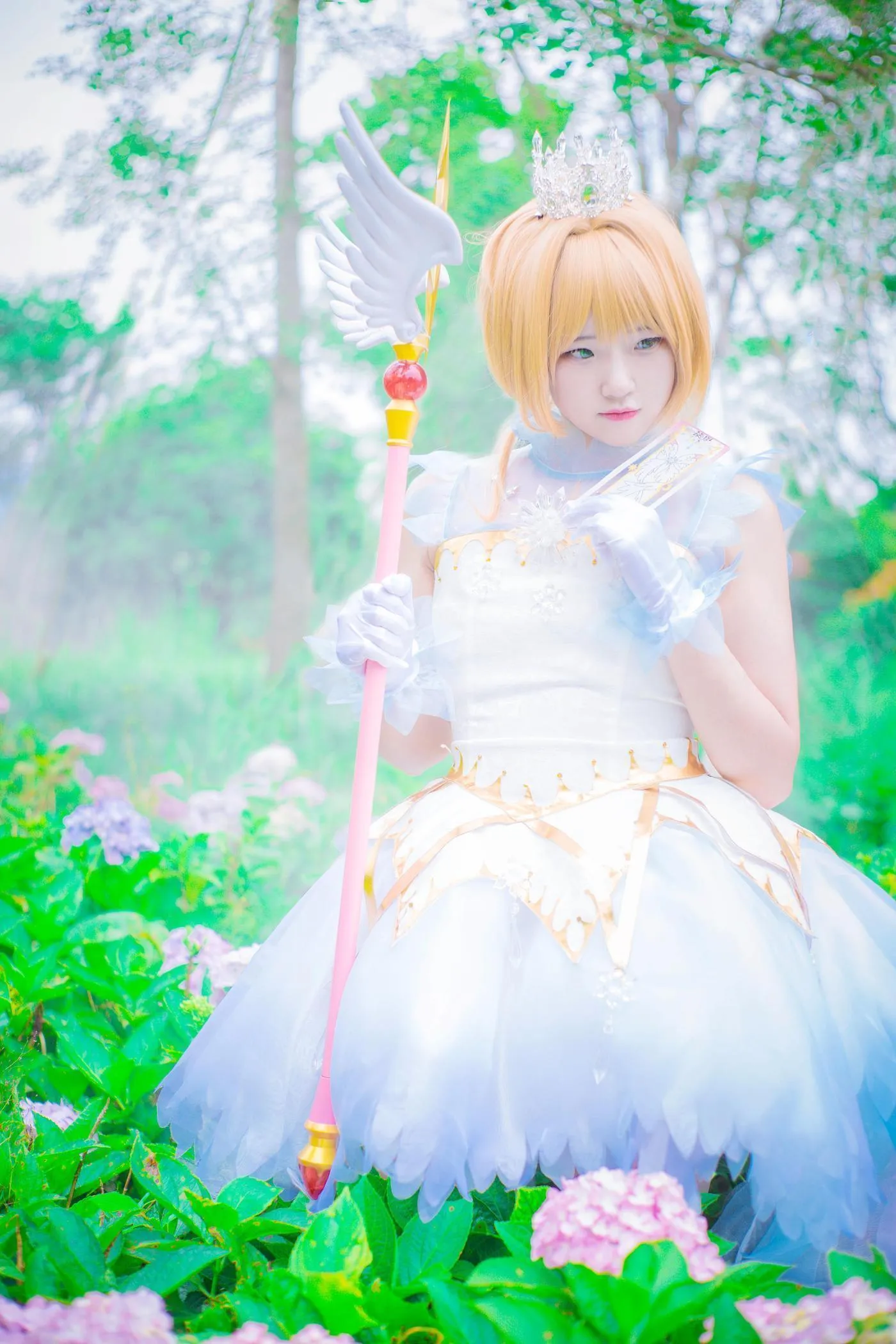 夏柠柠 – NO.52 魔卡少女樱COS木之本樱 [18P]插图4