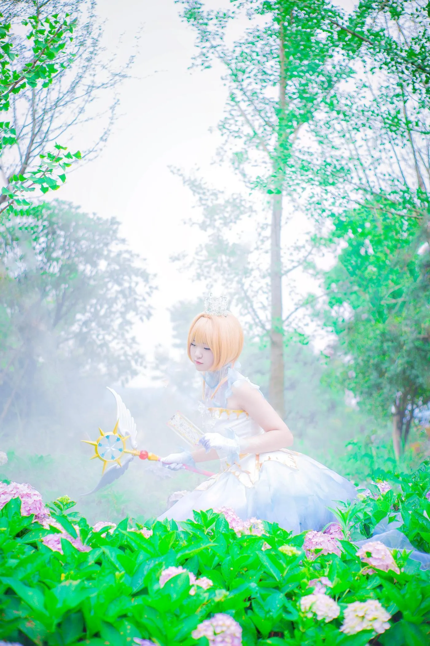 夏柠柠 – NO.52 魔卡少女樱COS木之本樱 [18P]插图5