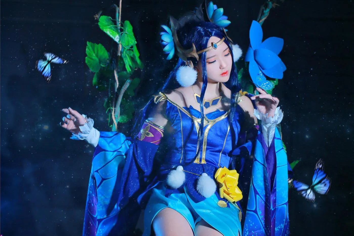 夏柠柠 – NO.57 王者荣耀COS貂蝉水景 [9P]插图6