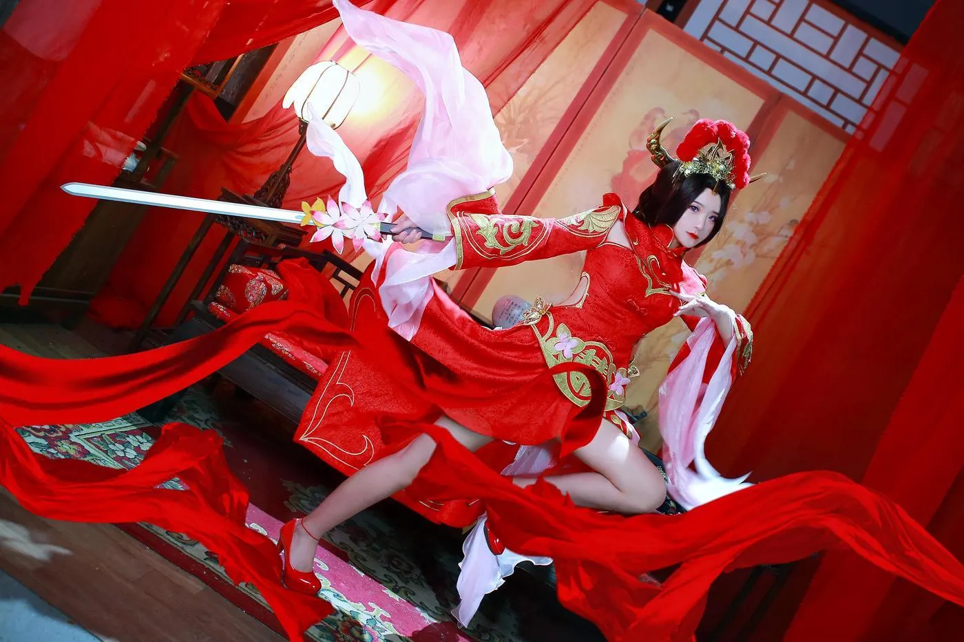夏柠柠 – NO.59 王者荣耀COS露娜一生所爱 [9P]插图6