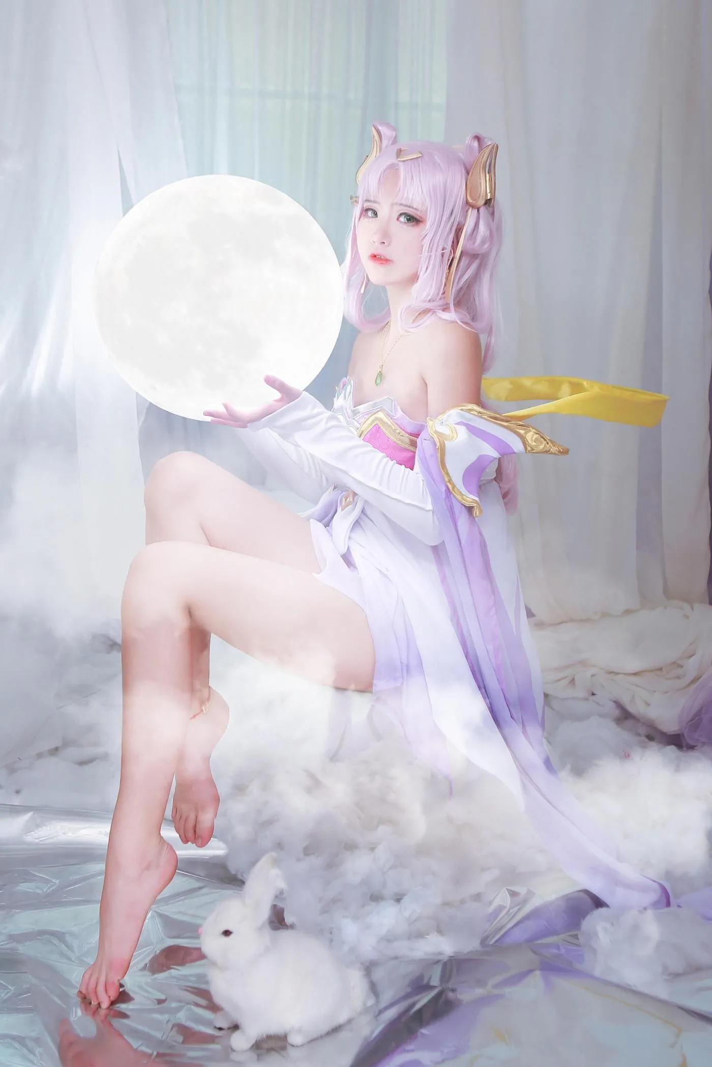 夏柠柠 – NO.64 王者荣耀COS正片嫦娥 [9P]插图7