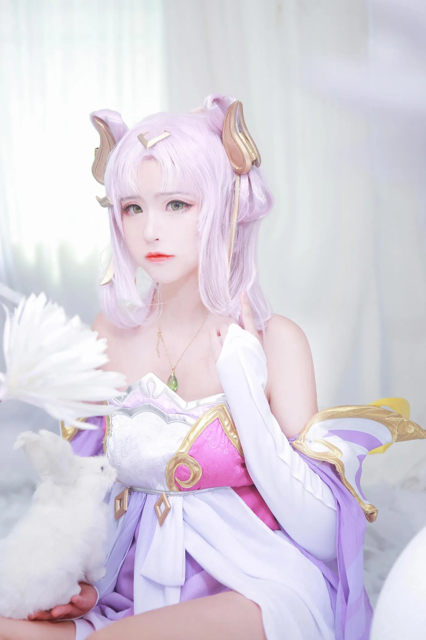 夏柠柠 – NO.64 王者荣耀COS正片嫦娥 [9P]插图8
