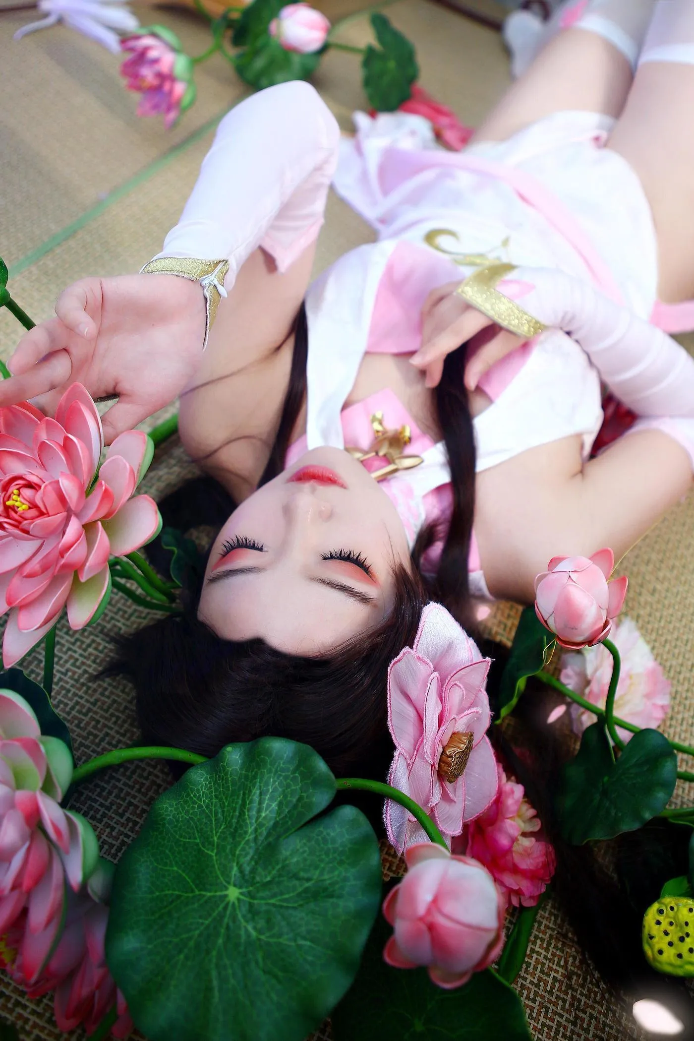 夏柠柠 – NO.66 王者荣耀COS正片貂蝉旗袍 [9P]插图8