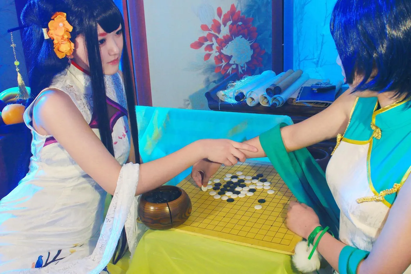 夏柠柠 – NO.71 阴阳师手游COS旗袍暮景斜芳殿，年华丽绮 [18P]插图6