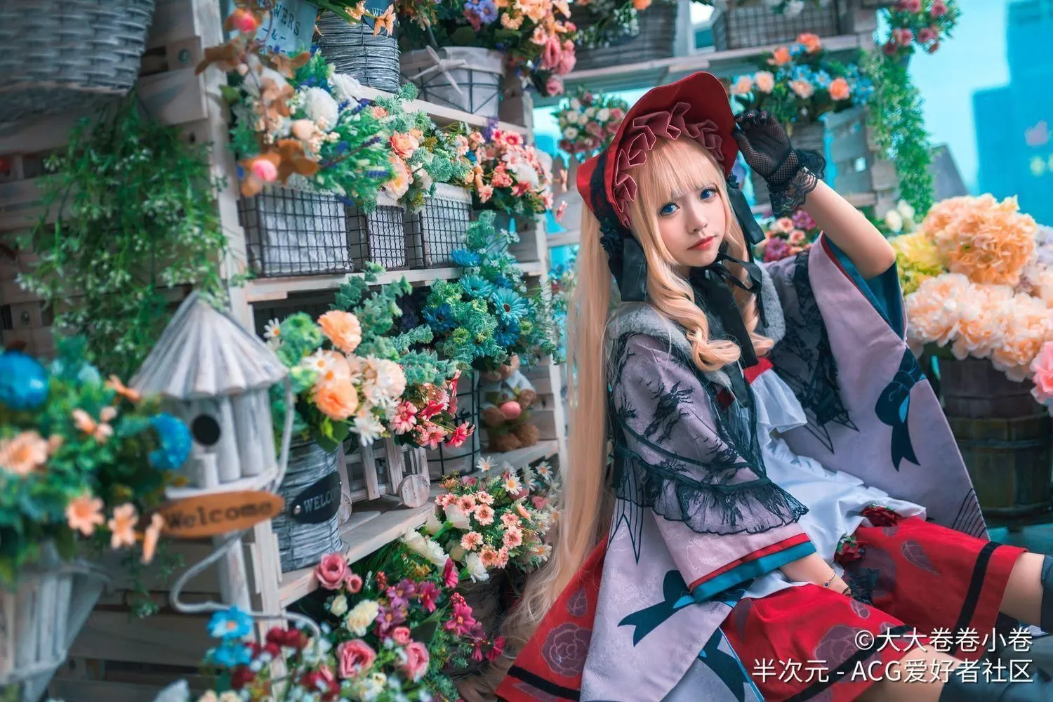 大大卷卷小卷 NO.006 蔷薇少女 十周年真红cos [23P]插图6