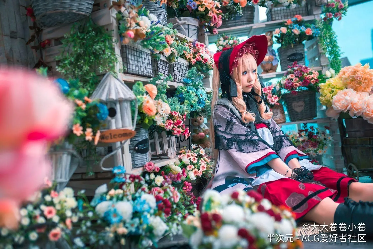 大大卷卷小卷 NO.006 蔷薇少女 十周年真红cos [23P]插图8