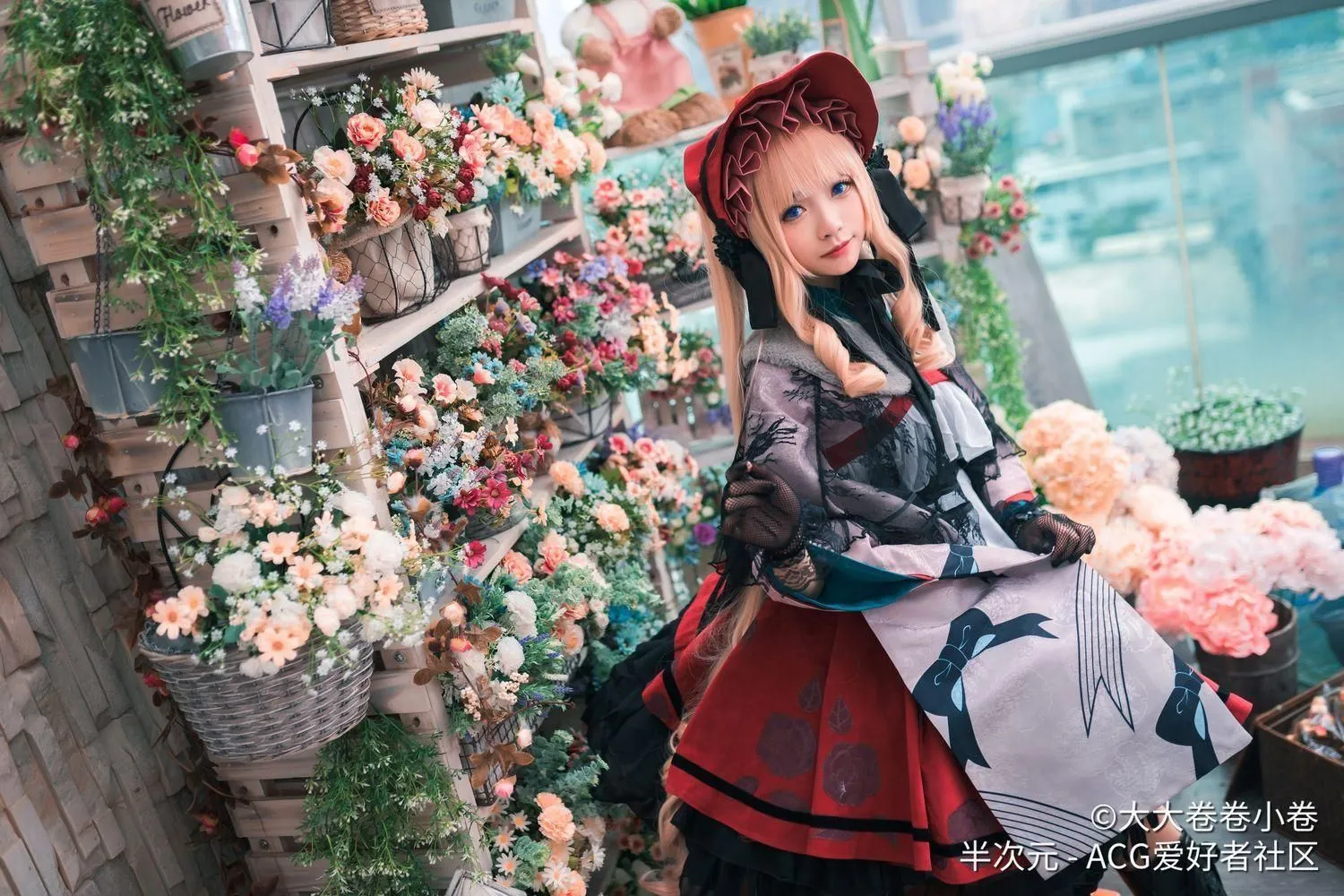 大大卷卷小卷 NO.006 蔷薇少女 十周年真红cos [23P]插图