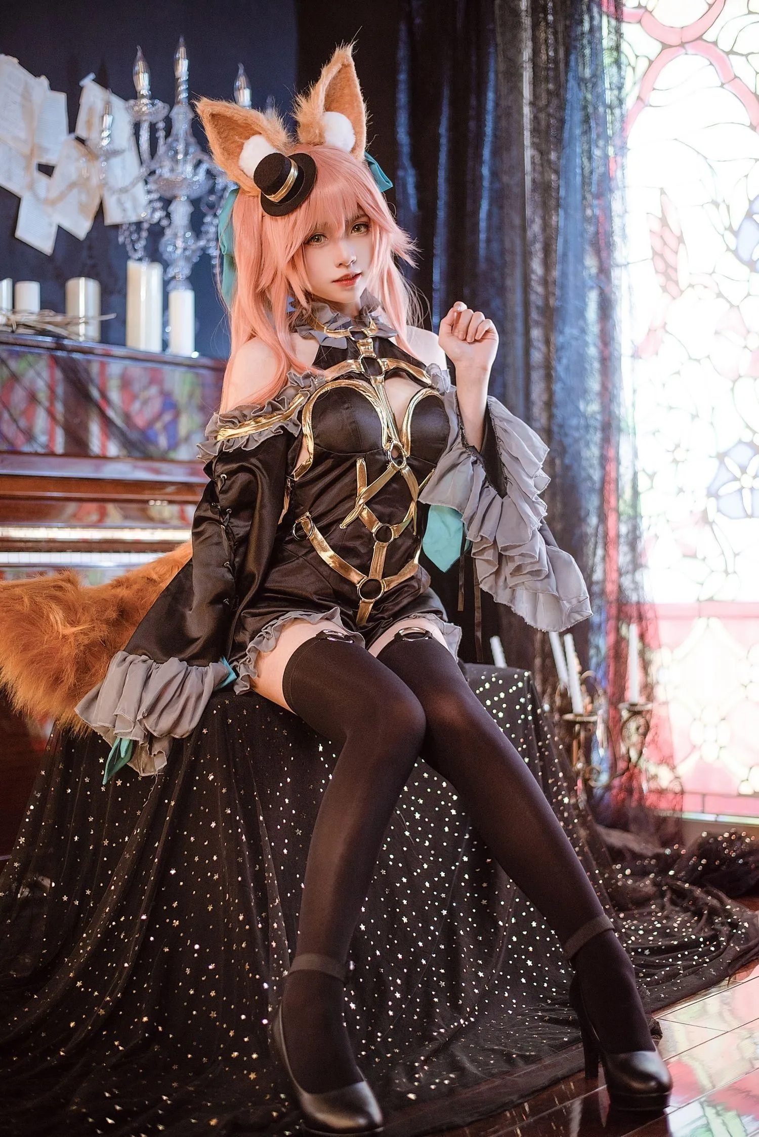 大大卷卷小卷 NO.007 玉藻前 漆黑の魔术服 [12P]插图1