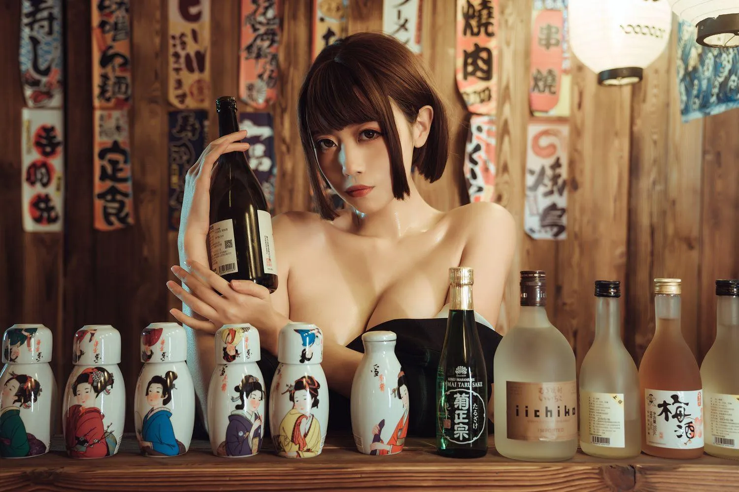 奈汐酱nice – NO.01 老板娘1 热情老板娘 [16P]插图7
