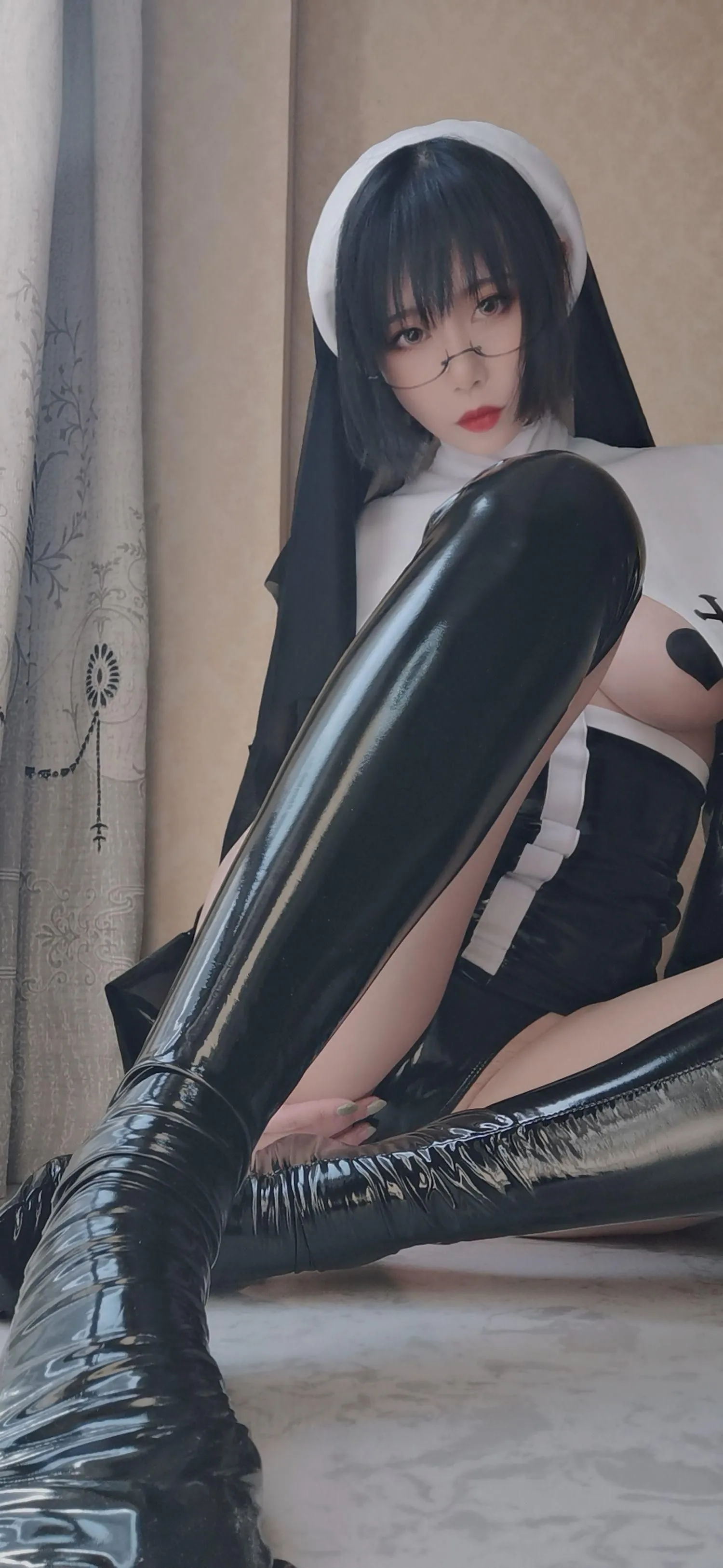 奈汐酱nice – NO.06 7号本 修女 [41P]插图3