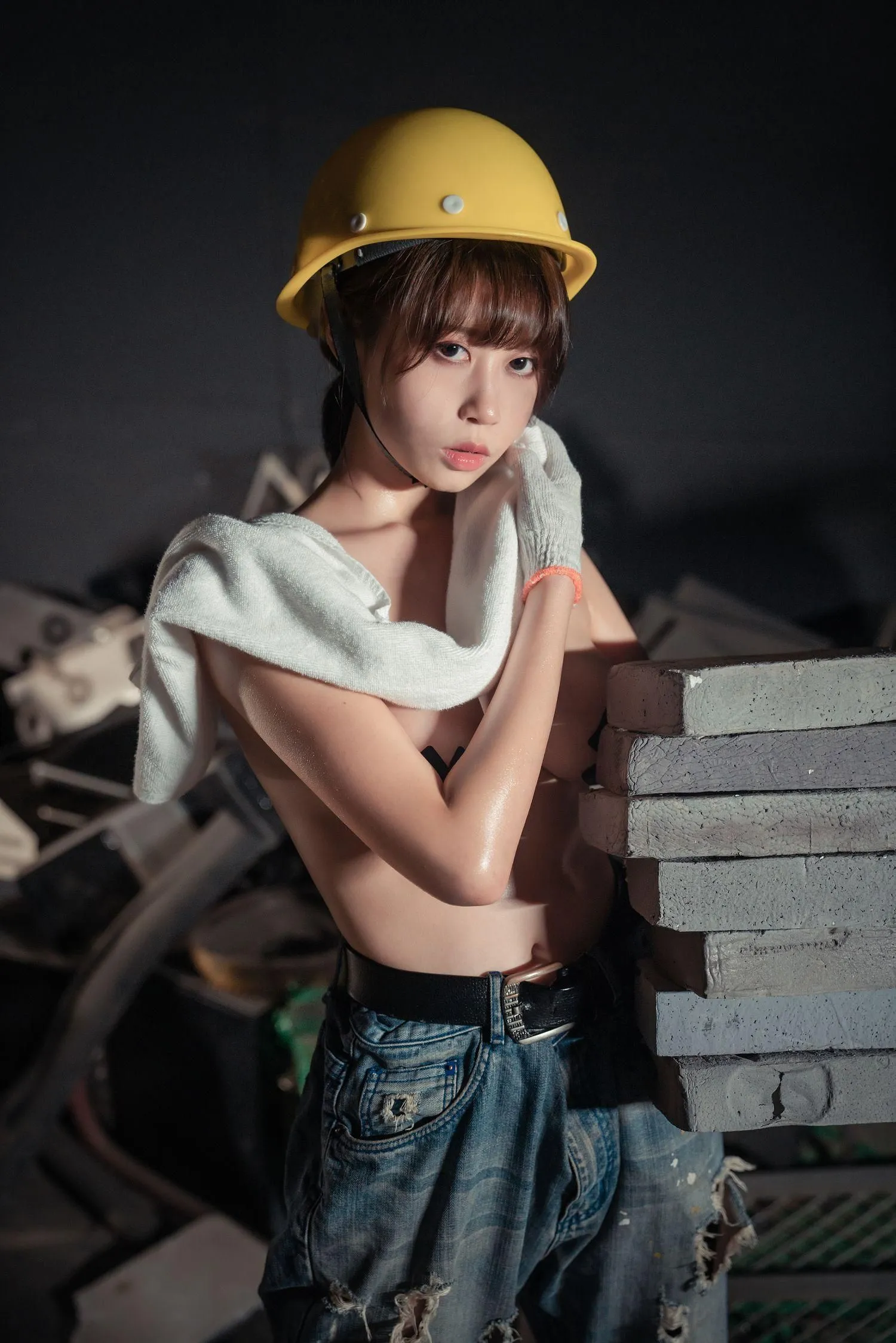 奈汐酱nice – NO.15 咱们工人有力量 [35P]插图5