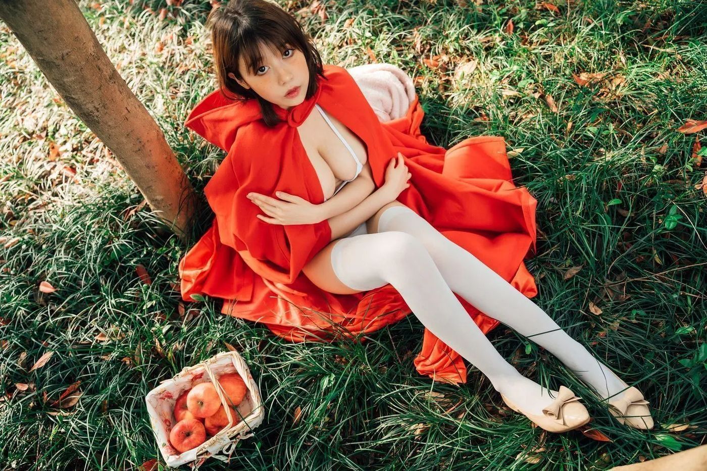 奈汐酱nice – NO.22 大红帽 [31P]插图6