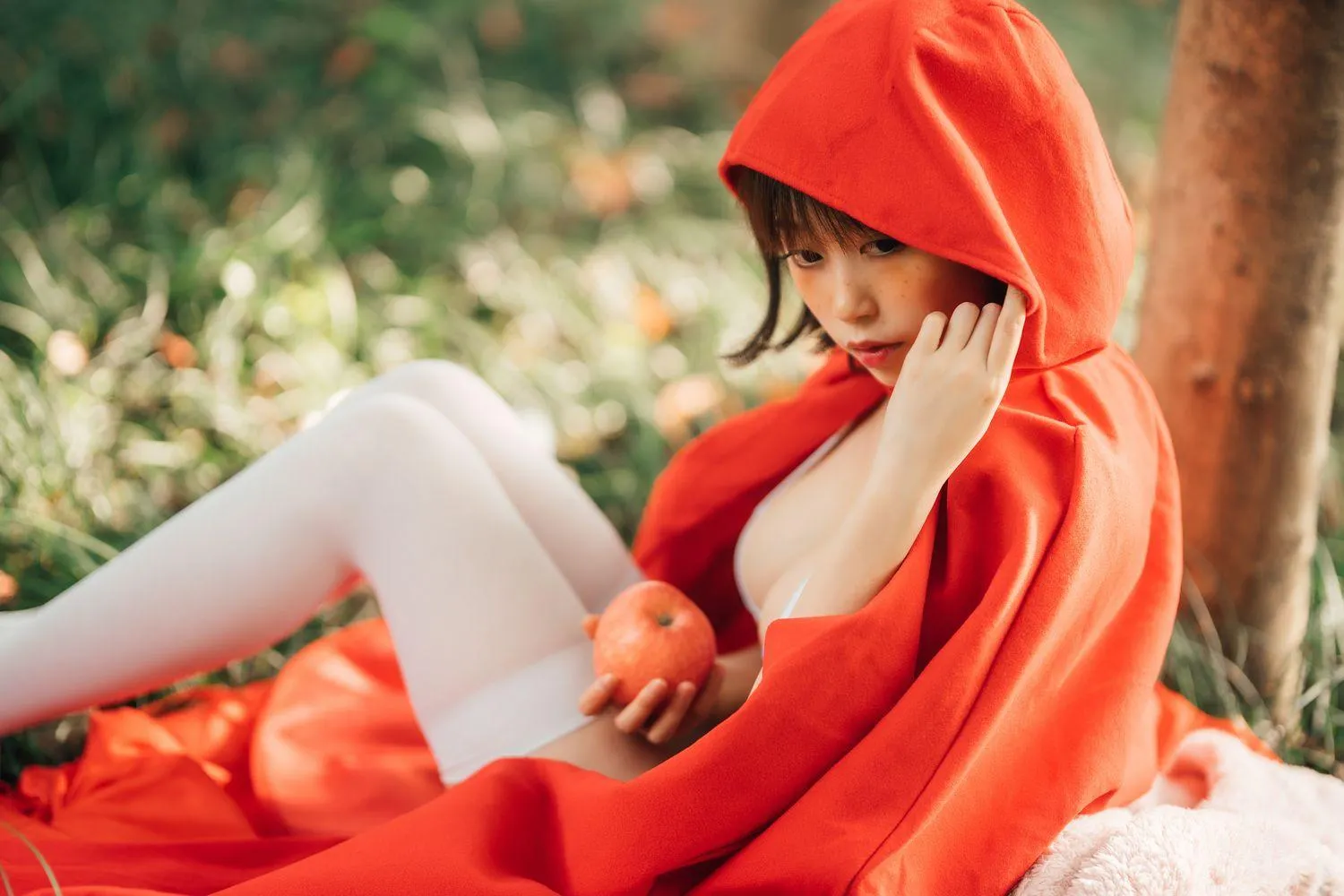 奈汐酱nice – NO.22 大红帽 [31P]插图2