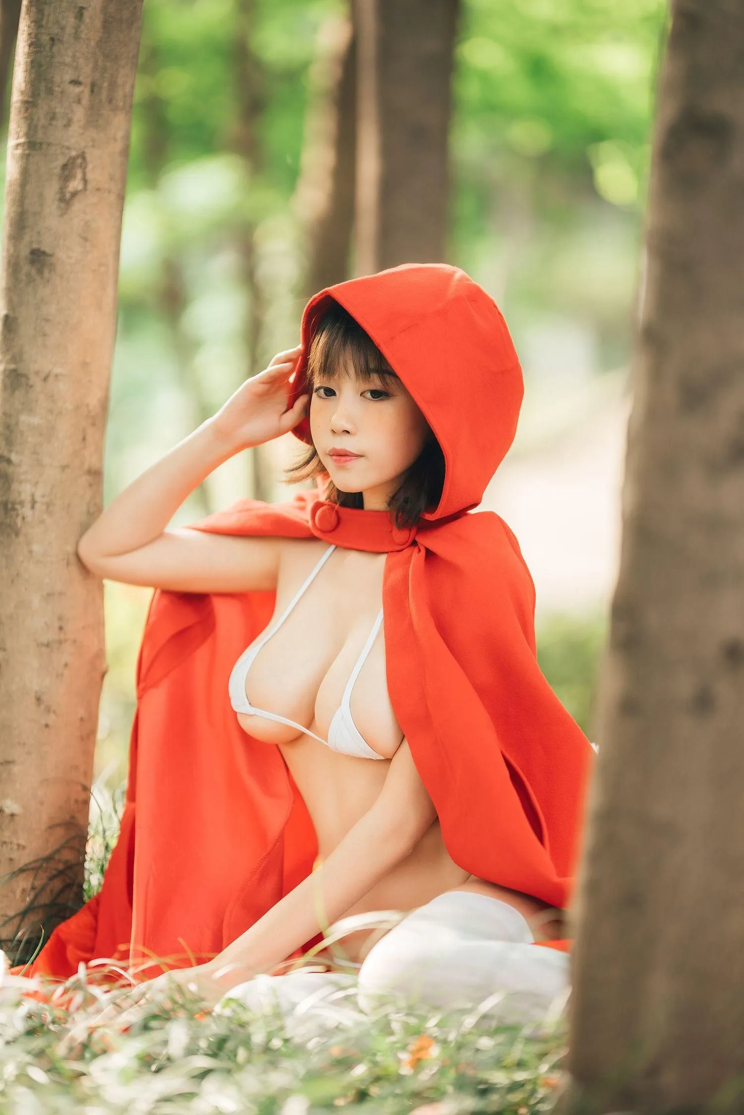 奈汐酱nice – NO.22 大红帽 [31P]插图4
