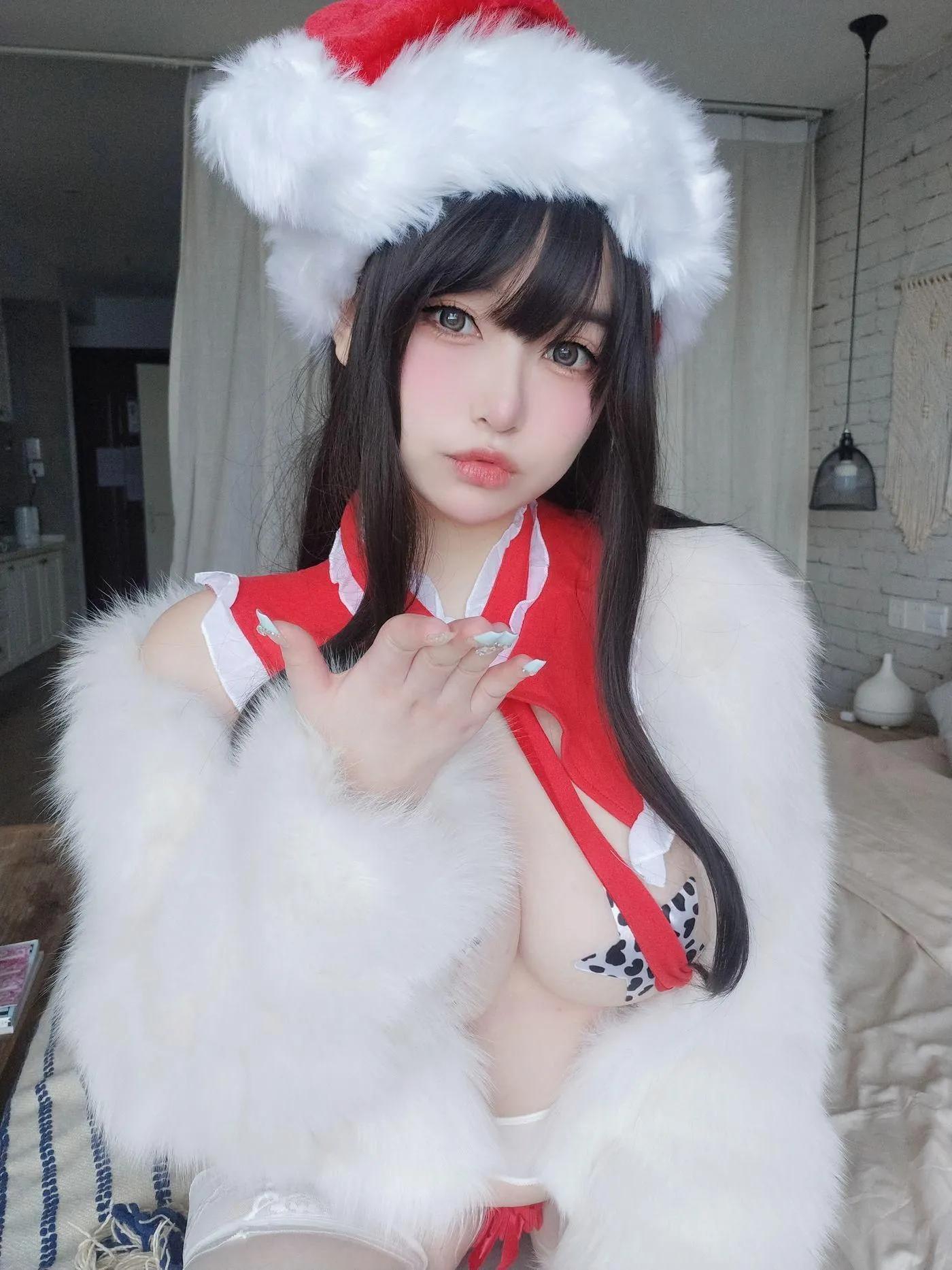 女主K – NO.01 圣诞特辑 [71P]插图3