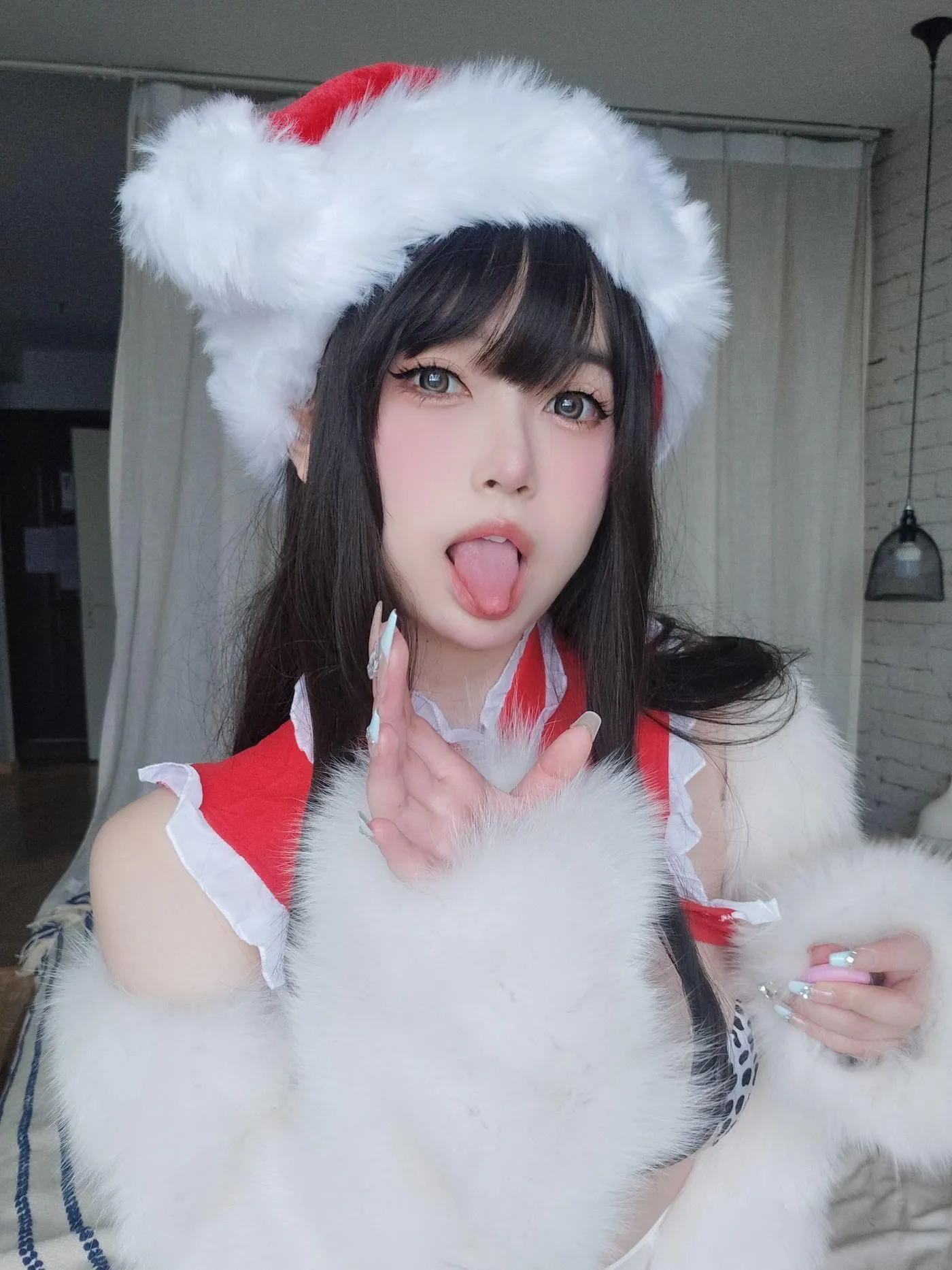 女主K – NO.01 圣诞特辑 [71P]插图4