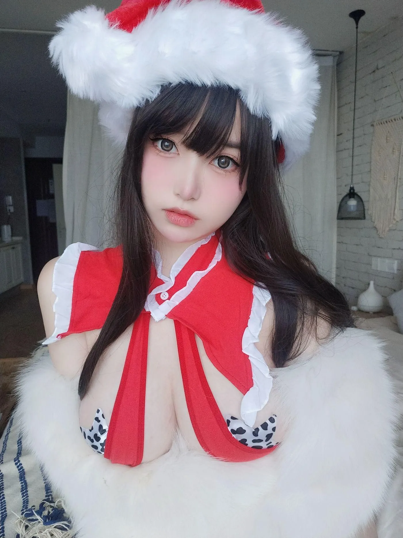 女主K – NO.01 圣诞特辑 [71P]插图6