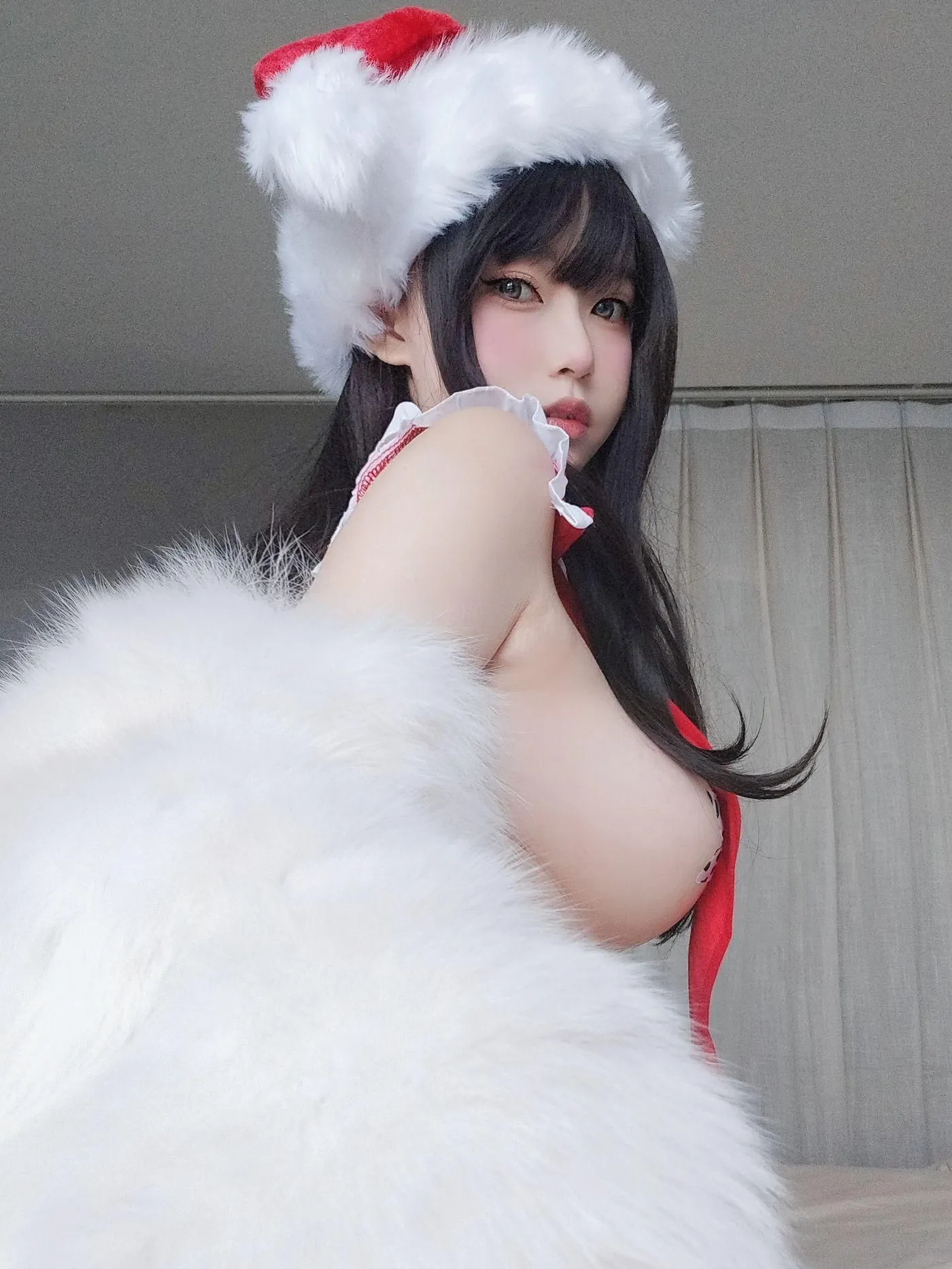 女主K – NO.01 圣诞特辑 [71P]插图2