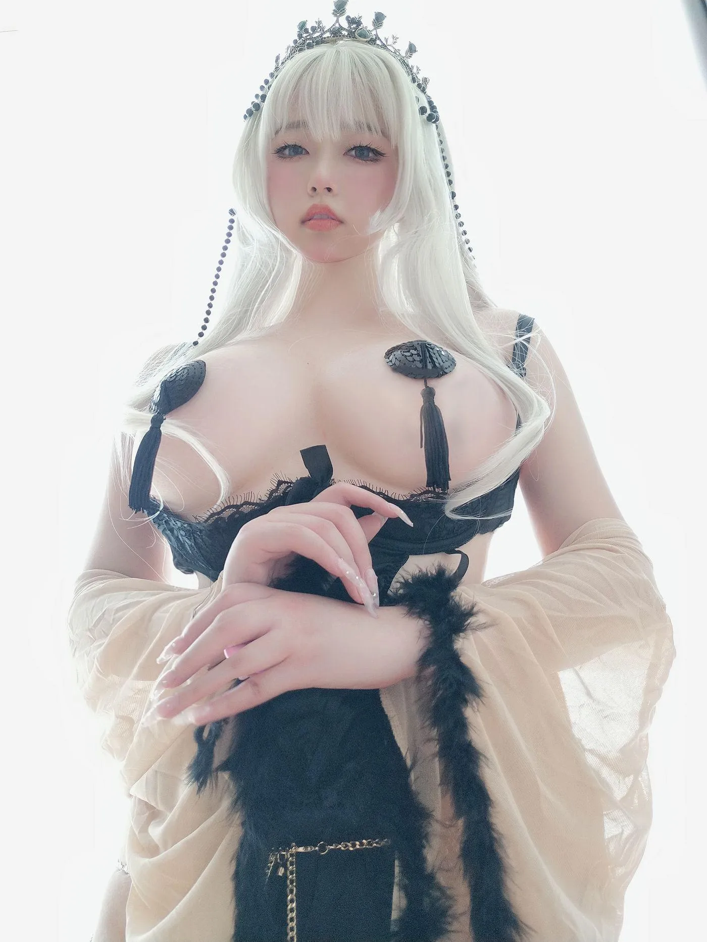 女主K – NO.10 黑双子 [70P]插图2